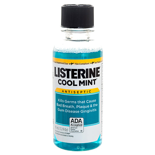 WHOLESALE LISTERINE MOUTHWASH COOL MINT 95ML 3.2 OZ SOLD BY CASE For Sale