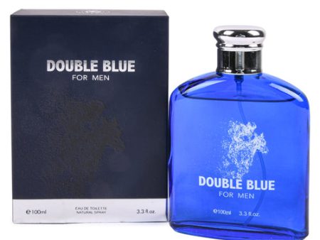 WHOLESALE PERFUME MEN DOUBLE BLUE 3.3 OZ SOLD BY CASE Online Sale