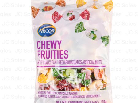 WHOLESALE ARCOR CHEWY FRUITIES 6 OZ SOLD BY CASE For Sale