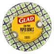 NEW WHOLESALE GLAD PAPER BOWL 12OZ 10PK SOAK-PROOF SOLD BY CASE Discount