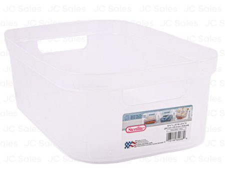 WHOLESALE STERILITE SMALL STORAGE BIN CLEAR SOLD BY CASE Discount