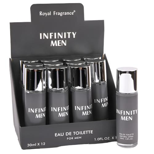 WHOLESALE MEN S EAU DE TOILETTE INFINITY 1.0 OZ SOLD BY CASE Discount