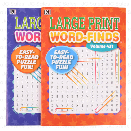 WHOLESALE BAZIC KAPPA LARGE PRINT WORD FINDS SOLD BY CASE Discount