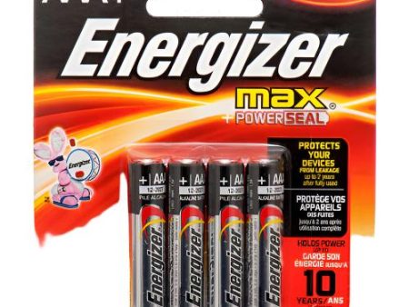 WHOLESALE ENERGIZER BATTERY AAA-4PK SOLD BY CASE Online now