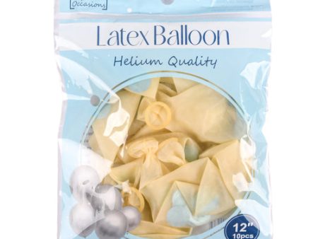 NEW WHOLESALE ANGELS CRAFT LATEX BALLOON 12 10CT CLEAR WITH LIGHT BLUE CONFETTI SOLD BY CASE on Sale