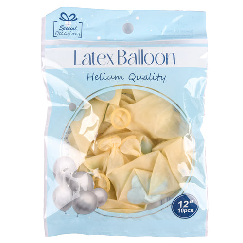 NEW WHOLESALE ANGELS CRAFT LATEX BALLOON 12 10CT CLEAR WITH LIGHT BLUE CONFETTI SOLD BY CASE on Sale