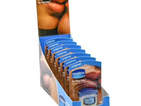 WHOLESALE VASELINE LIP THERAPY ORIGINAL .25Z SOLD BY CASE For Sale