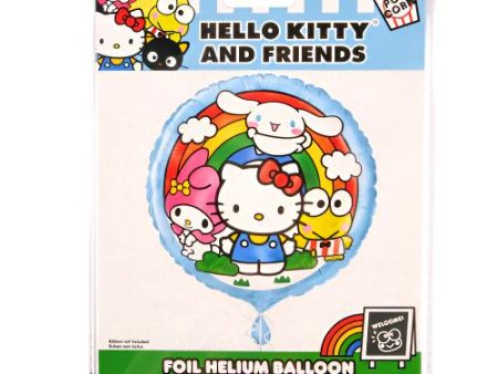 WHOLESALE HELLO KITTY & FRIENDS 18 FOIL BALLOON SOLD BY CASE For Discount