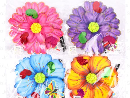 WHOLESALE WIND FAN LARGE ASST FLOWERS DESIGN SOLD BY CASE Supply