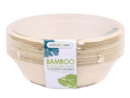 WHOLESALE NATUREZWAY BAMBOO BOWLS 8 16OZ SOLD BY CASE Online Hot Sale