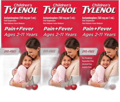 Children s Tylenol Oral Suspension Cherry 12pk 4oz Fashion