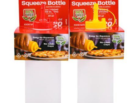 WHOLESALE KOCINA SQUEEZE BOTTLE CLEAR 20-OZ SOLD BY CASE Online now