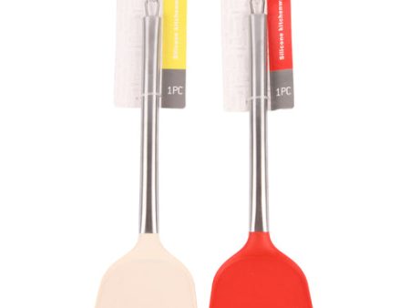 NEW WHOLESALE WEFUN SILICONE SPATULA ASSORTED COLOR 1PC SOLD BY CASE Online Sale