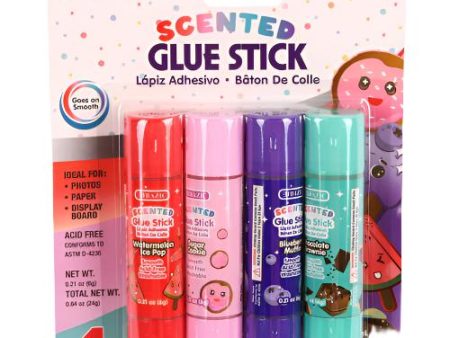 NEW WHOLESALE BAZIC SCENTED GLUE STICK ASST 4PK SOLD BY CASE Cheap