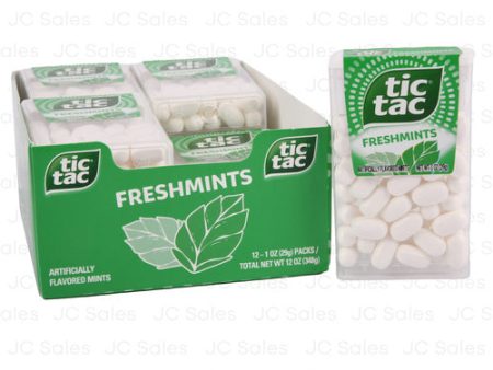 WHOLESALE TIC TAC 1 OZ FRESH MINT SOLD BY CASE Online now