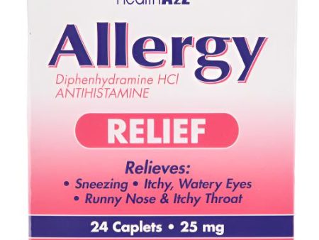 WHOLESALE HEALTHA2Z ALLERGY RELIEF 25 MG 24 CABLETS SOLD BY CASE Hot on Sale