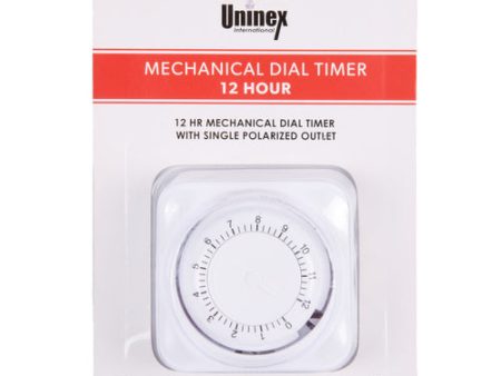 NEW WHOLESALE UNINEX MECHANICAL DIAL TIMER 12 HOUR SOLD BY CASE For Cheap