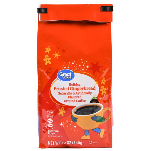 NEW WHOLESALE FROSTED GINGERBREAD FLAV GROUND COFFEE 12-OZ SOLD BY CASE For Discount