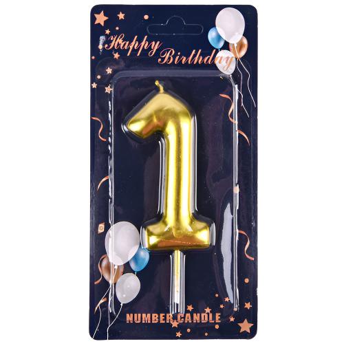 WHOLESALE BIRTHDAY CANDLE #1 ASST COLOR SOLD BY CASE Online