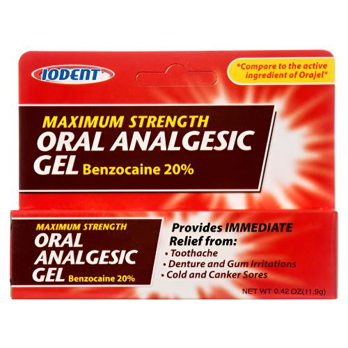 WHOLESALE OIDENT ORAL ANALGESIC GEL 0.42 OZ SOLD BY CASE Cheap