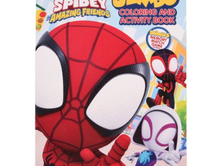 NEW WHOLESALE SPIDEY & FRIENDS 80 PG COLORING BOOK SOLD BY CASE on Sale