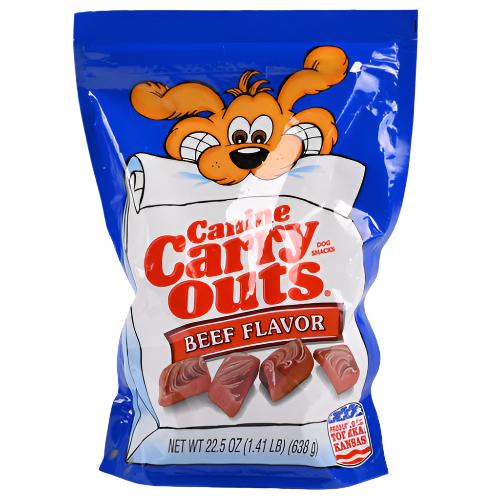 WHOLESALE CANINE CARRY OUTS DOG TREATS BEEF 22.5-OZ SOLD BY CASE Sale