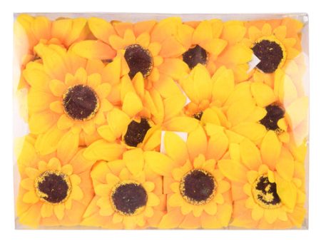 NEW WHOLESALE HAIR CLIP W SUNFLOWER SOLD BY CASE Sale