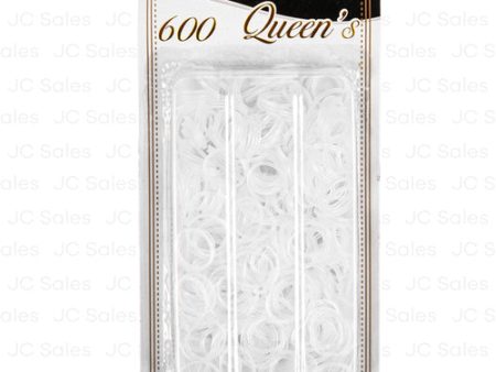 WHOLESALE QUEEN S HAIR MINI ELASTICS CLEAR 600PK SOLD BY CASE Sale