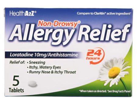 WHOLESALE HEALTHA2Z ALLERGY RELIEF 24HR 10 MG 5 TABLETS SOLD BY CASE Supply