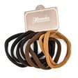 WHOLESALE HAIR TIE PONY TAIL LARGE BROWN MIX #H1179BR SOLD BY CASE Hot on Sale