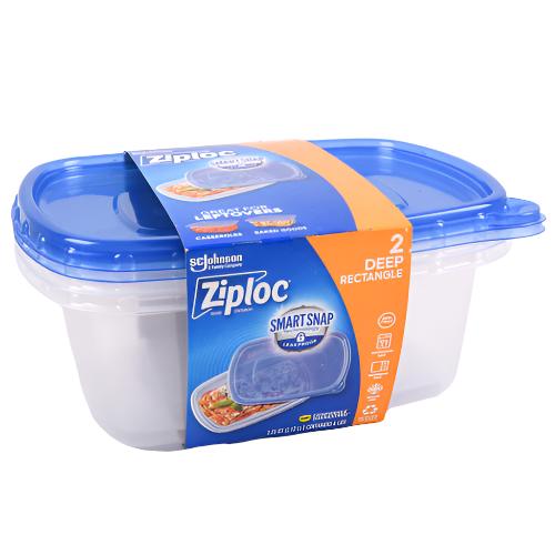 WHOLESALE ZIPLOC DEEP RECTANGLE CONTAINERS 2.25QT 2CT SOLD BY CASE Online