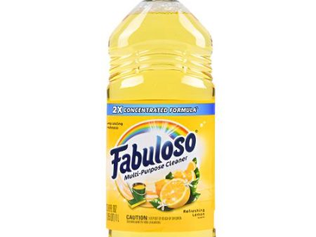 WHOLESALE FABULOSO LEMON 2X 33.8 OZ SOLD BY CASE For Discount