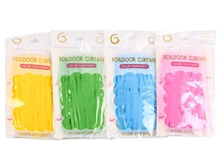 NEW WHOLESALE PARTY FOILDOOR CURTAIN ASST COLOR SOLD BY CASE Online