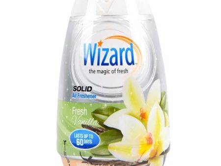 WHOLESALE WIZARD SOLID FRESHENER FRESH VANILLA  7.8 OZ SOLD BY CASE Online now