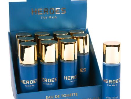 WHOLESALE MEN S EAU DE TOILETTE HEROES 1.0 OZ SOLD BY CASE Online Sale