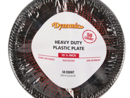 WHOLESALE PLASTIC PLATE10 1 4 INCH 50 CT BLACK SOLD BY CASE Discount