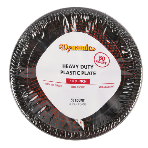 WHOLESALE PLASTIC PLATE10 1 4 INCH 50 CT BLACK SOLD BY CASE Discount