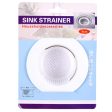 NEW WHOLESALE PLASTIC SINK STRAINER WHITE 9CM SOLD BY CASE Discount