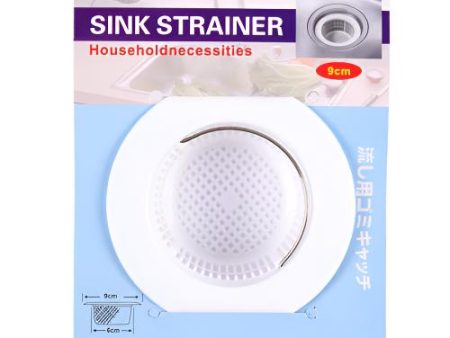 NEW WHOLESALE PLASTIC SINK STRAINER WHITE 9CM SOLD BY CASE Discount