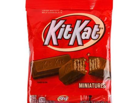 NEW WHOLESALE KITKAT CRISP CHOCOLATE MINIATURES 2.4-OZ SOLD BY CASE Online Hot Sale