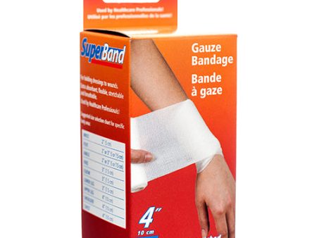 WHOLESALE SUPERBAND GAUZE BANDAGE 4 SOLD BY CASE For Cheap