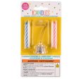 WHOLESALE UNIQUE #7 FLASHING LED BIRTHDAY CANDLE WITH HOLDER SOLD BY CASE Sale