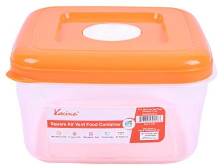 WHOLESALE KOCINA SQ AIR VENT FOOD CONTAINER ASST 2.1LT SOLD BY CASE Sale