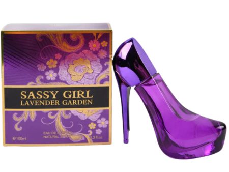 WHOLESALE SASSY GIRL LAVENDER GARDEN EAU PARFUM NATURAL SPRAY 3.3FLOZ SOLD BY CASE For Cheap