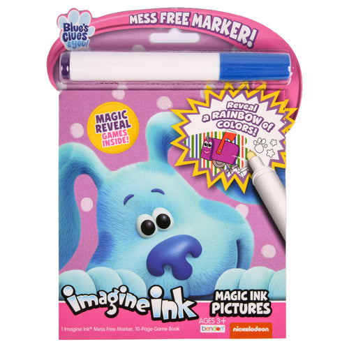 NEW WHOLESALE BLUE S CLUES&YOU! IMAGINE INK GAME BOOK W MARKER SOLD BY CASE Hot on Sale