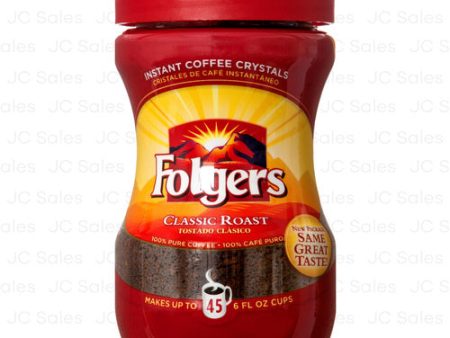 WHOLESALE FOLGERS COFFEE REGULAR 3 OZ SOLD BY CASE For Sale