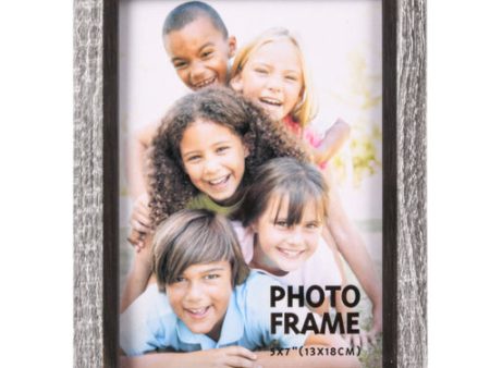 NEW WHOLESALE MDF WOOD PHOTO FRAME BLACK&GRAY 5X7 SOLD BY CASE Fashion