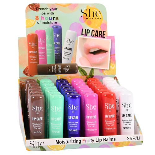 WHOLESALE SHE FRUITY LIP CARE BALMS ASST SOLD BY CASE Hot on Sale