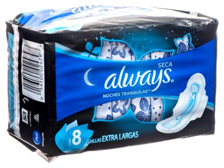 WHOLESALE ALWAYS MAXI PADS SEDASEC NOCTURNA  8 CT SOLD BY CASE Cheap