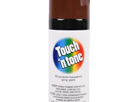 WHOLESALE TOUCH  N TONE ALL PURPOSE PAINT LEATHER BROWN 10-OZ SOLD BY CASE on Sale